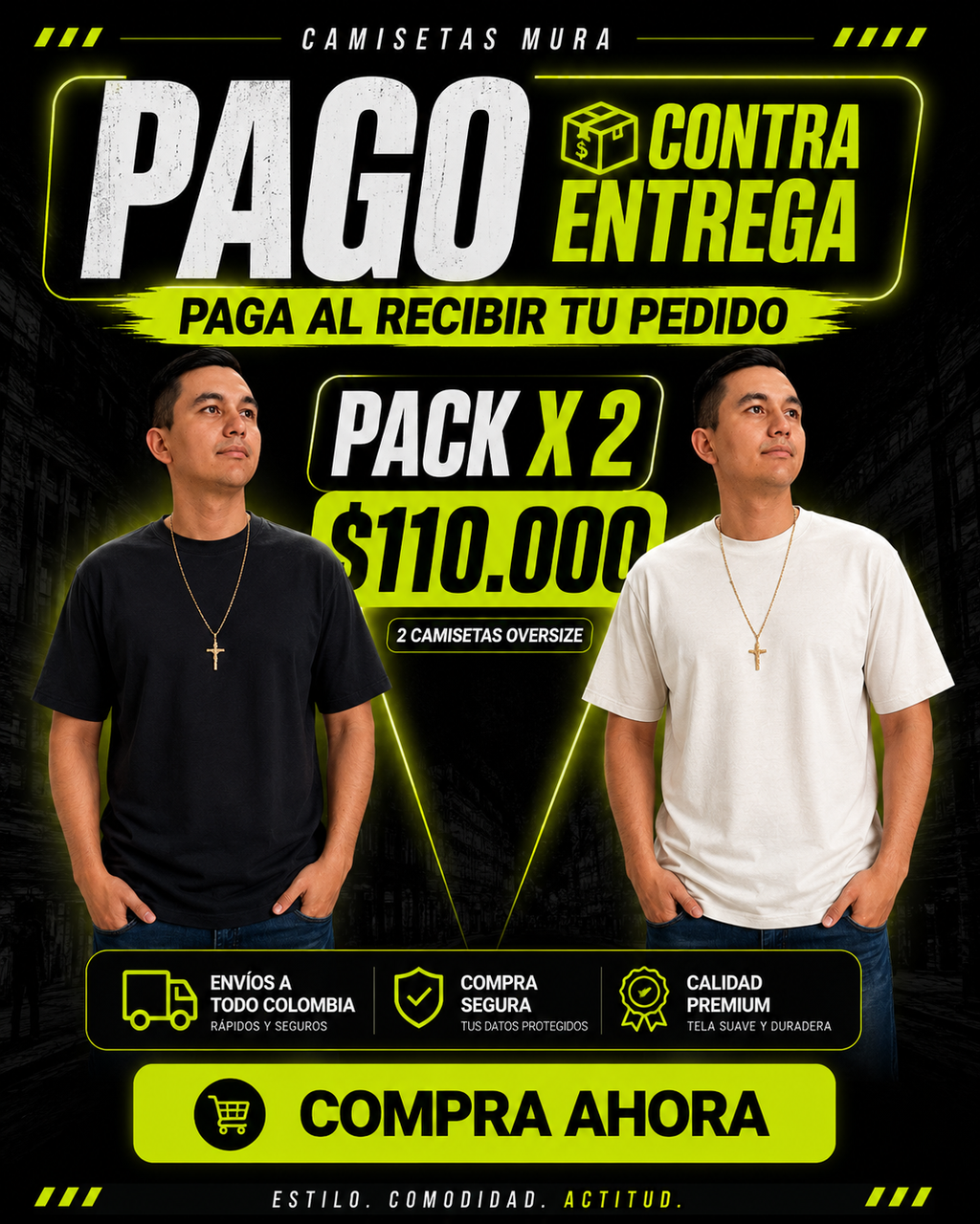 PACK X 2 CAMISETAS